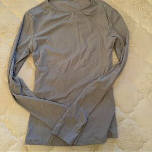 gray athletic top shein